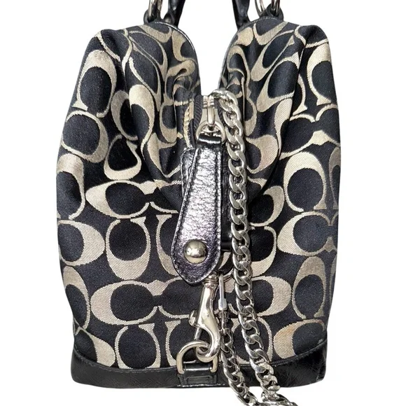 Coach Ashley Signature Satchel Bag - Picture 4 of 9